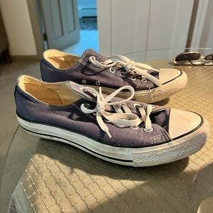 Navy blue Converse Chuck Taylor All Star sneakers